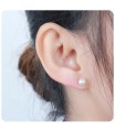 Stud Earring Pearl 6mm STP-52-6
